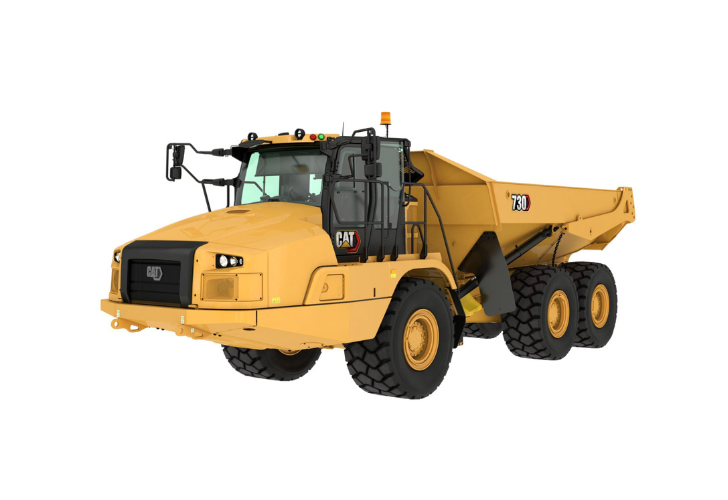 articulated dump track