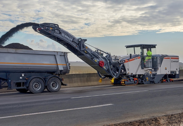 road construction equipment cold planer