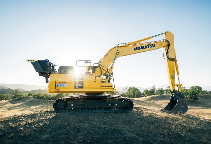 road construction equipment excavator