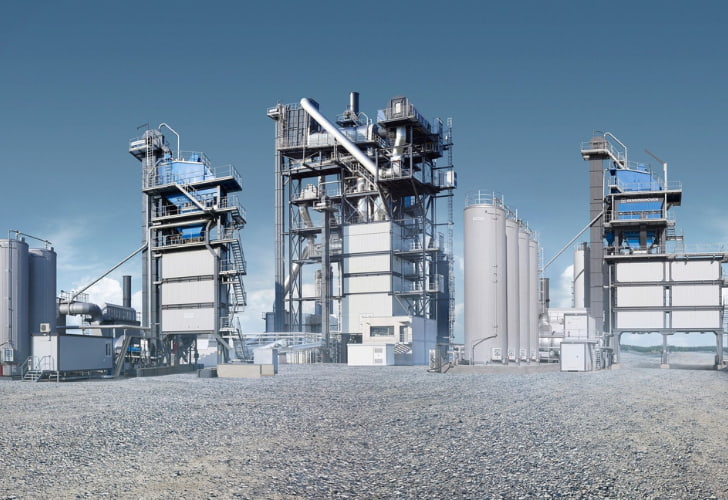 road construction equipment asphalt mixing plant
