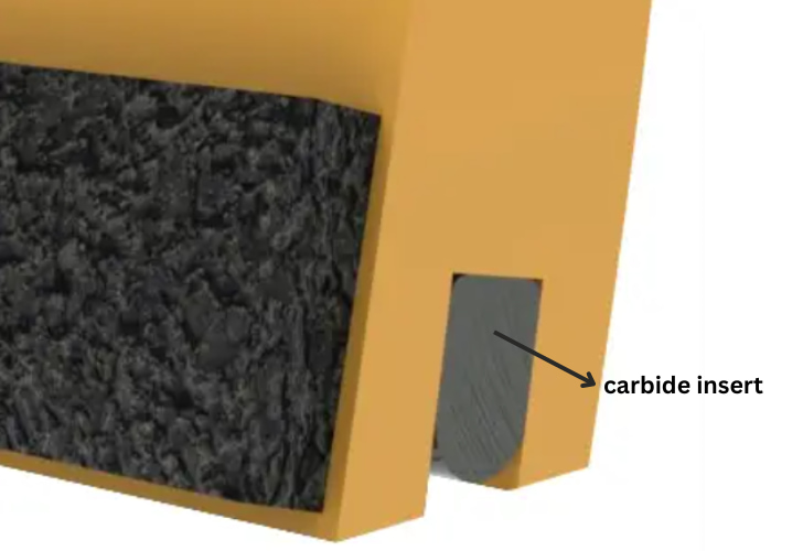 carbide snow plow cutting edge