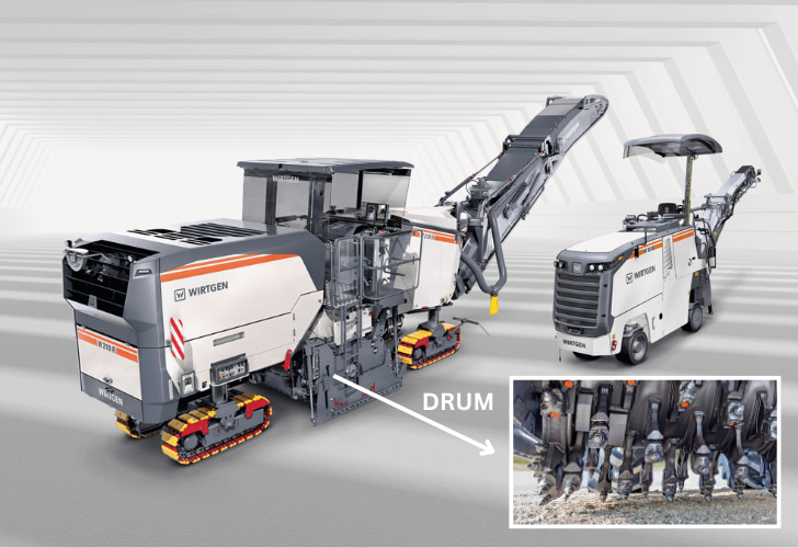road milling drum